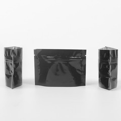 5×3.5″ Black Heavy-Duty Aluminum Foil Pouch with Strong Zipper | Multi-Purpose