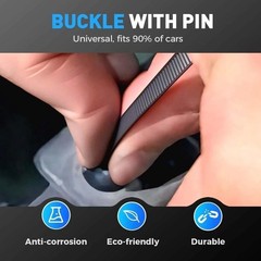 200 PCS Nylon Universal Cable Tie Buckle，Heavy Duty Self-Locking Zip Ties Holder