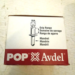 Pop Avdel Steel Rivet 100 Pack 1/16″ Diameter 1/16″-1/8″ Grip Range 59439 SK42