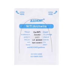 Dental Orthodontic Super Elastic Cu-NiTi Arch Wire With Stops Round/Rectangular