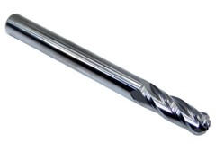 1/4″ (.2500″) CARBIDE END MILL, 4 FLUTE BALL END KYOCERA 1825-2500.750