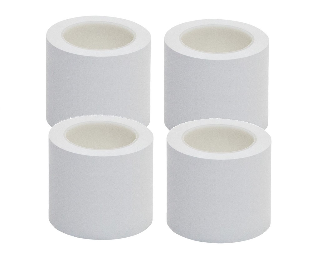 Vinyl PVC WHITE Floor Safety Lane Marking Tape (OSHA) 4″ X 36YDS 6 MIL (4 ROLLS)