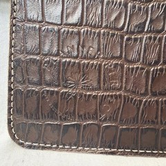 Planner Perfect Brand Traveler’s Notebook – Dark Brown Alligator Skin