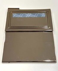 Pocket Chrome Business Card Holder Case Wallet for Business ID Credit Cards-NOS
