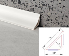 Flexible, Peel and Stick Wall Molding Trim Caulk Strip Self Adhesive Corner Trim