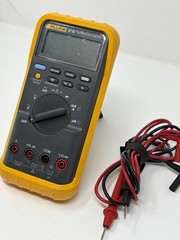 Fluke 87 III True RMS Digital Multimeter Tested & Working w/ OEM Leads