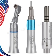 Dental slow Speed Contra Angle Straight Handpiece Air Motor 2H/4H Micromotor