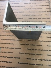 4 X 6 Steel Angle Iron 5/16″ 10″ Long Heavy Duty Bracing Brackets Welding Shelf