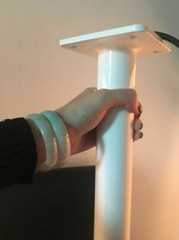 Dental Oral Light Operate Medical Lamp 6 LED Lens Ceiling Mount with Support Arm