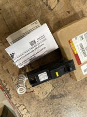 Square D HOM120GFI Homeline 20A 1 Pole 120VAC GFCI Mini Circuit Breaker