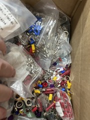 10 lbs Assorted Electrical Terminals – Mixed Gauges, Open/Loose/Broken Bags Gra