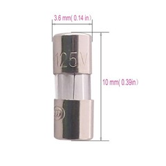 5 Amp Fuse, 125V Fast-Blow Mini Fuse – 5A Max for Fans, PCB, C9, C7, G40 Chri
