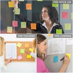 (24 Pads) Sticky Notes 3×3 Inches,Bright Colors Self-Stick Pads, Easy to Post…