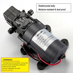 12V DC Water Transfer Pump 4.5 L/Min 1.2 GPM 80 PSI
