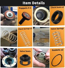 Inter Repair Kit For 3/4″-1″ Zurn Wilkins 975XL 975XL2 Backflow Preventer Parts