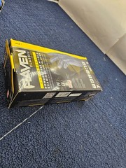 (QTY 100) SAS Raven 66518 Black Nitrile Gloves Powder Free 7mil Version Large