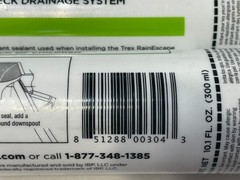 Lot of Trex TrexRainEscape Butyl Tape & Caulk…5 tape & 3 caulk