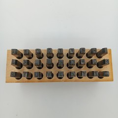 Young Bros Stamp Works 3/16” 4.8mm Steel Die Punch Stamp Letters Set