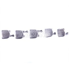 AZDENT Dental Orthodontic Bracket metal Braces Mini Roth .018 3-4-5 Hooks 20Pcs
