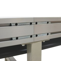 Open Box! 118″ Length Electric PVC Belt Conveyor Adjustable Speed 11.8″ Width
