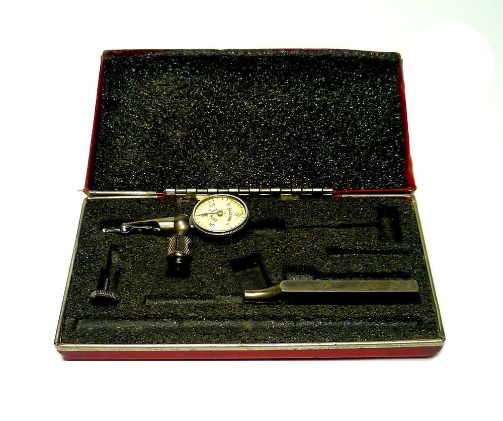 TOOLS – THE L.S. STARRETT CO. LAST WORD #711 DIAL INDICATOR 3-PC w/CS LOOSE LENS