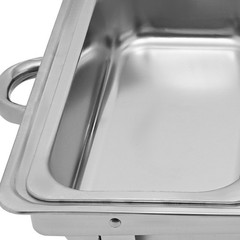 9QT Catering Chafing Dish Food Warmer buffet set 316 Stainless Steel w/3 pan