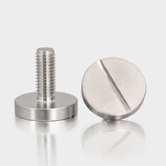 304 Stainless Steel Slotted Round Large Flat Head Screws M2 M3 M4 M5 M6
