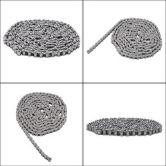 #41 Roller Chain 10 Feet Heavy Duty Industrial Drive with 2 Connecting Links