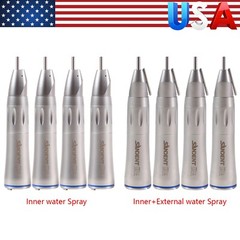 1-10*SANDENT Dental 1:1 Fiber Optic LED Surgical Straight Handpiece Nose Cone OR