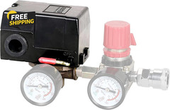 Heavy Duty Pressure Switch for Air Compressor 135-175 Psi Four 4 Port 26 Amp