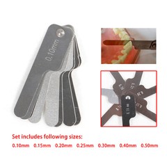 7/Set Sale Orthodontic Interproximal Enamel Reduction IPR Gauge Ruler