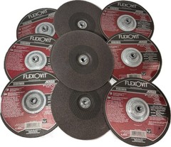 10 Pcs Flexovit 9″ x 1/8″ x 5/8-11 Metal Stainless Fast Cut, Grinding Wheel Disc