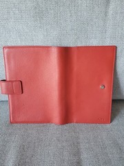 Shinola Mini Ipad Journal Book Cover Rust Red Leather Made In USA