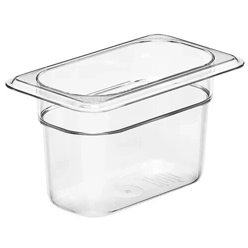 Cambro 94CW Camwear 1/9 Size 4 Deep Food Pan (lot of 6)
