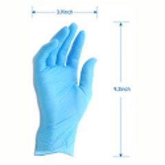 1000pcs Non-Latex Nitrile Exam Gloves Powder Latex Free 4 mil Rubber Clean M/L