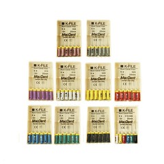 Mani Dental Root Canal Endo K-files 21-25-31mm All Sizes 6Files/pk