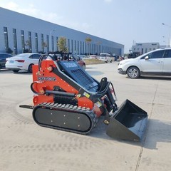2024 NEW Mini Skid Steer Track Loader 23HP Gas EPA B&S Engine Electric Start