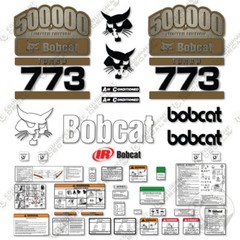 Fits Bobcat 773 Decal Kit Gold 500,000 Edition Skid Steer – 7 YEAR 3M VINYL!