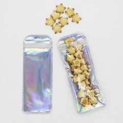 Pack of 100 Clear & Holographic Stationary Beauty Packaging Supply Mylar Bags