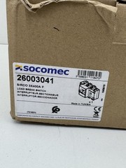 SOCOMEC 26003041 SIRCO 3X400A F LOAD BREAK SWITCH DISCONNECTOR 2600 3041