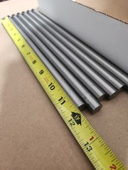 (Tag C83) .512″ Dia Titanium Rods, 11+” Long, 6 Rods, You Get All, Medical Grade