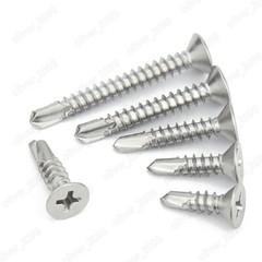 304 Stainless Steel Phillips Countersunk Head Self-Drilling Screws Tek M3.9-M6.3