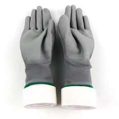 P-GRIP Ultra-Thin Grey Work Gloves Polyurethane Palm Coated Nylon Shell 12 Pairs
