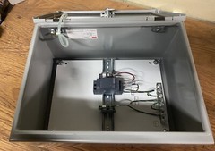Nvent Hoffman CSD16128 Junction Box, Panel Mount, Enclosure Gray, 16x12x8 in.