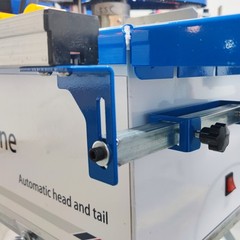 Woodworking Edge Bander for Curve Straight Line Edge Banding W/Dust Device,Stand