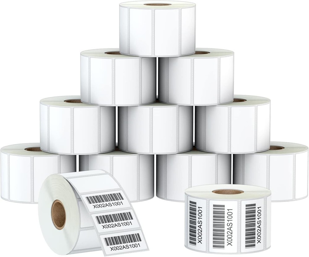2″ x 1″ Direct Thermal Perforated Labels Adhesive Sticker fit for Rollo&Zebra