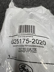 GATES G25175-2020 Hydraulic Hose Fitting, 1-5/8-12 Thread Size