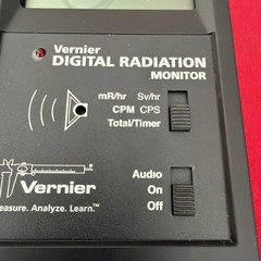 Vernier Digital Radiation Monitor Detects Alpha, Beta ,Gamma and X Radiation