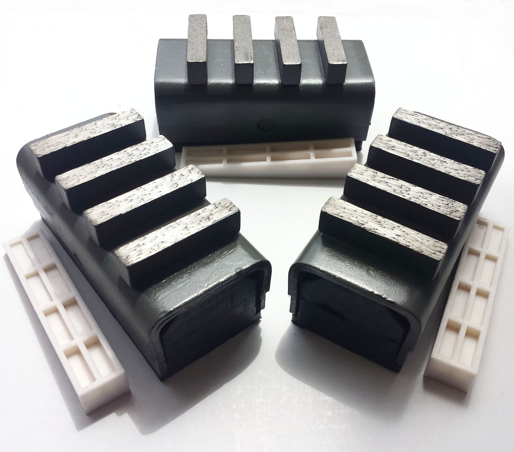 3PK Diamond Grinding Blocks Fits EDCO,STOW,HUSQ.Diamond Products Floor Grinders
