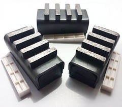 3PK Diamond Grinding Blocks Fits EDCO,STOW,HUSQ.Diamond Products Floor Grinders